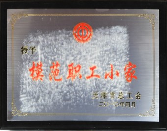 2010年“模范職工小家”獎牌